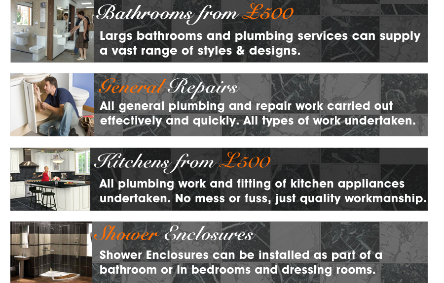 Largs Bathrooms  - Bathrooms from £500 & General Repairs